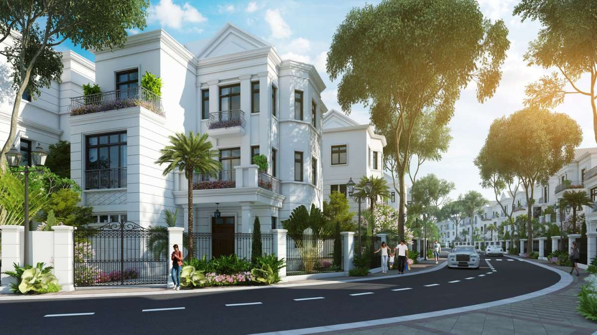 Biệt thự dự án Vinhomes Riverside