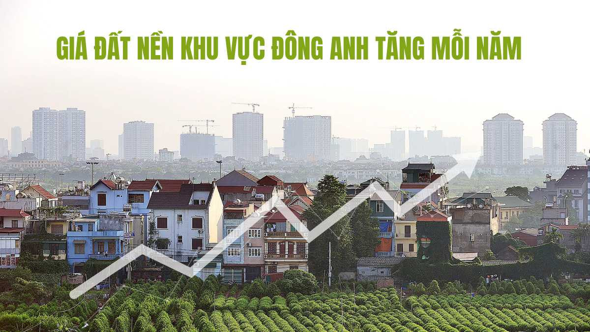 Đất nền khu vực Đông Anh thu hút nhà đầu tư