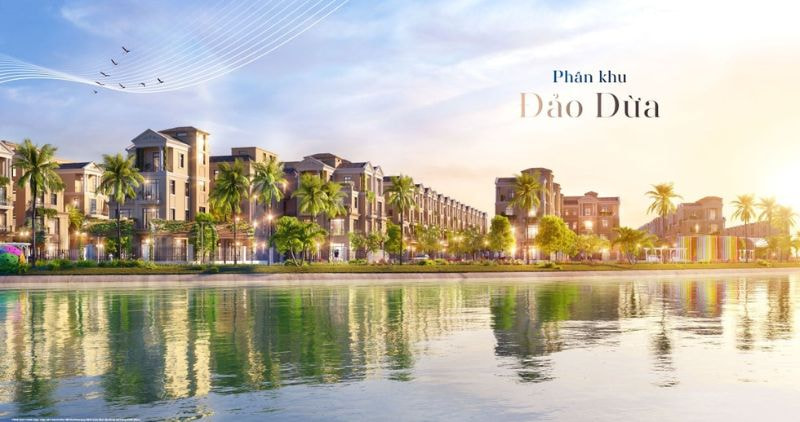 Biệt thự tứ lập tại phân khu Đảo Dừa Vinhomes Ocean Park 2