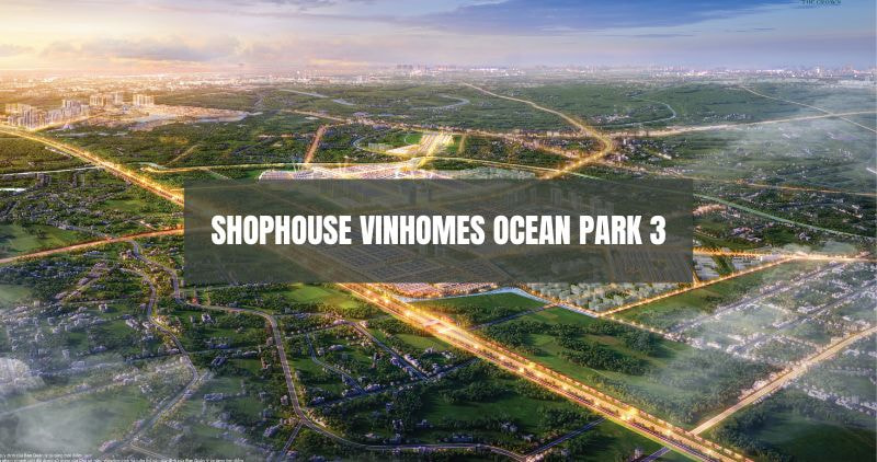 Chi tiết shophouse Vinhomes Ocean Park 3