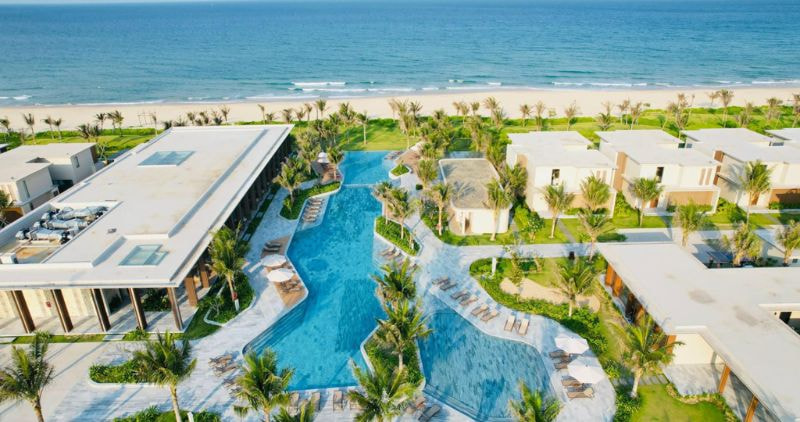 Tầm nhìn ra biển tuyệt đẹp khi sở hữu biệt thự biển tại The Ocean Suites