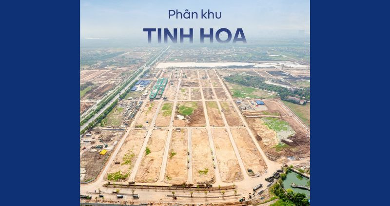 Ảnh thực tế thi công phân khu Tinh Hoa Vinhomes Cổ Loa