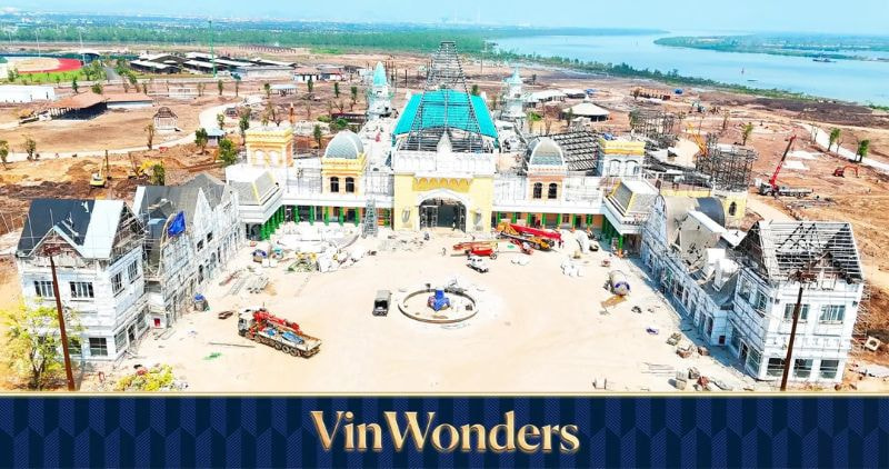 Ảnh thực tế tiến độ Vinwonders Vinhome Vũ Yên