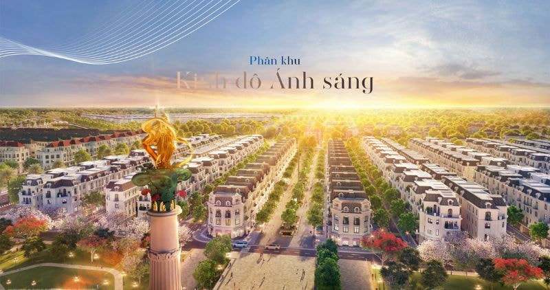 Không gian nổi bật tại phân khu Kinh Đô Ánh Sáng Vinhome Ocean Park 2