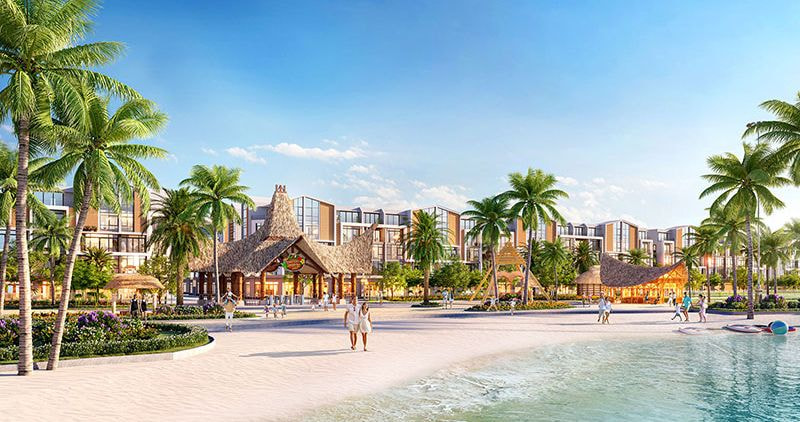 Không gian xanh và trong lành khi sở hữu biệt thự song lập Vinhomes Ocean Park 3