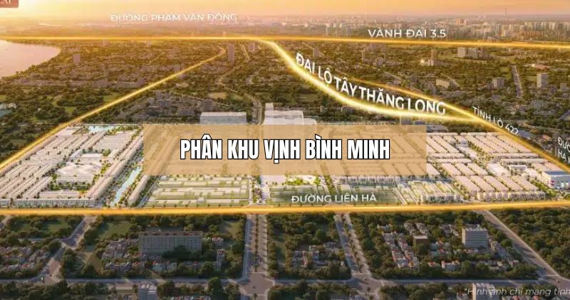 Chi tiết phân khu Vịnh Bình Minh