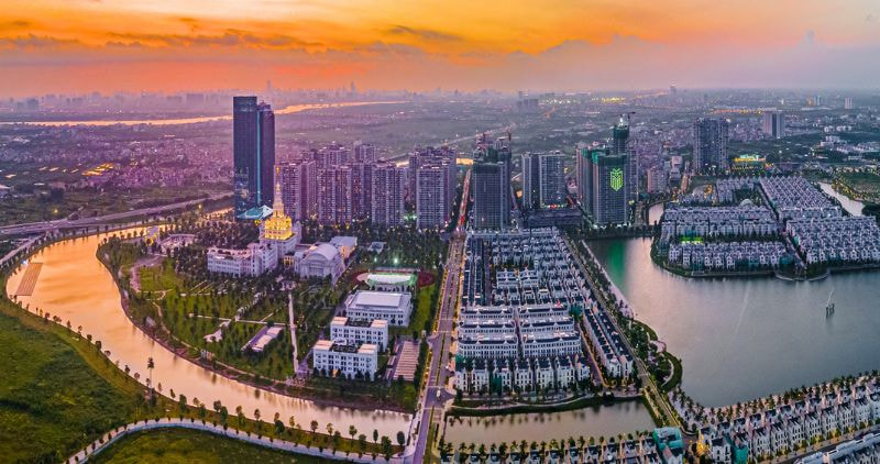 Khu biệt thự sang trọng tại khu đô thị Vinhomes