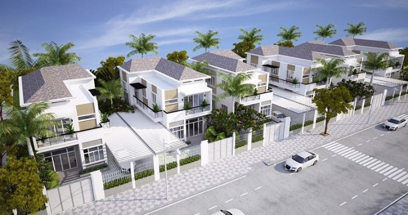 Khu biệt thự tại bất động sản Củ Chi