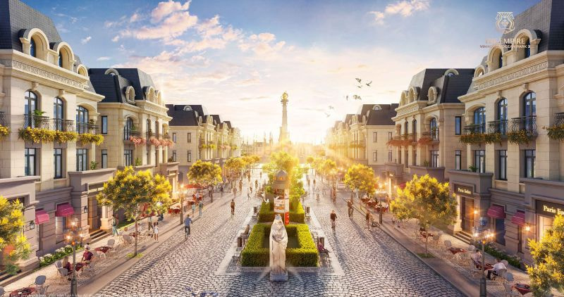 Kiến trúc ấn tượng của biệt thự Vinhomes Dream City