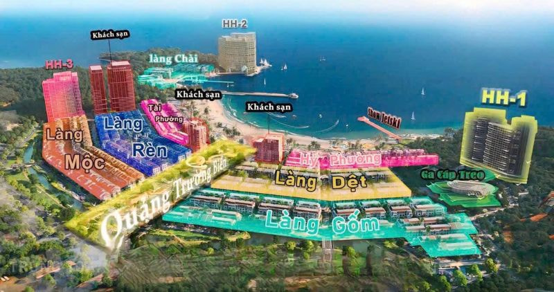 Mặt bằng dự án Xanh Island