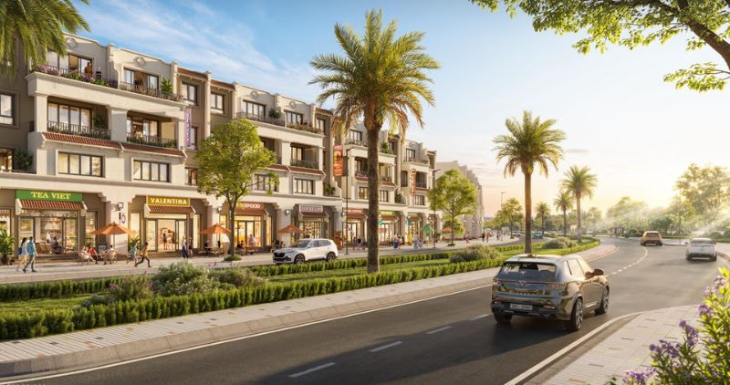 Minh họa shophouse Vinhomes Wonder City