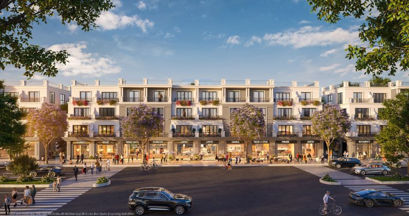 Shophouse sầm uất tại Vinhomes Royal Island Hải Phòng