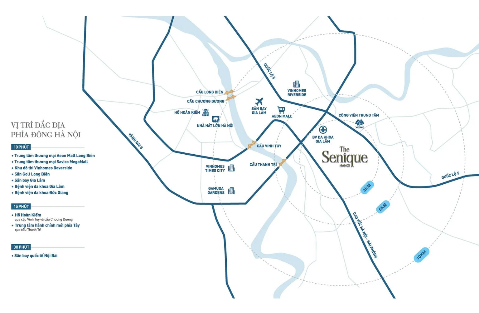 Vị trí The Senique Hanoi
