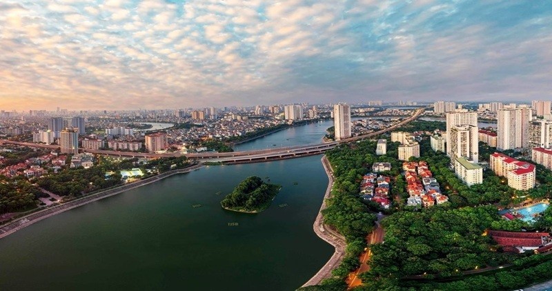Toàn cảnh Linh Đàm – trung tâm đô thị xanh giàu tiềm năng phát triển phía Nam Hà Nội.