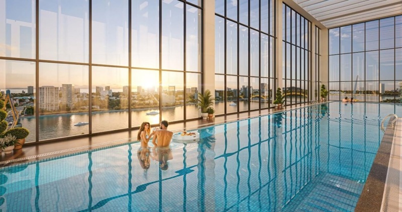 Bể bơi dự án Sun Solar Residence