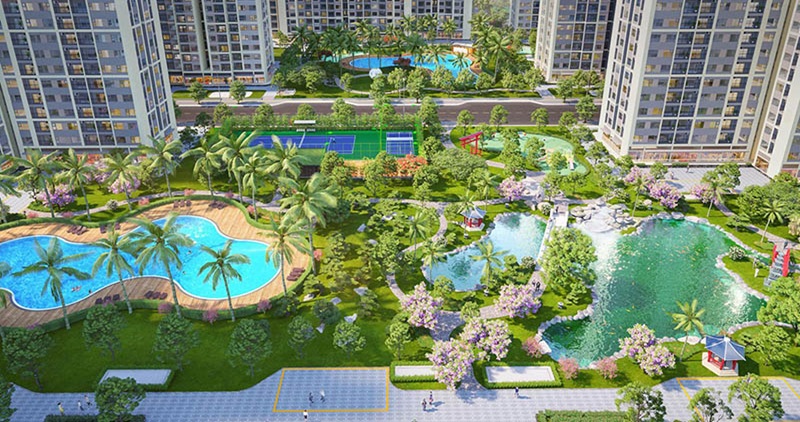 Vinhomes Grand Park - hồ bơi ngoài trời