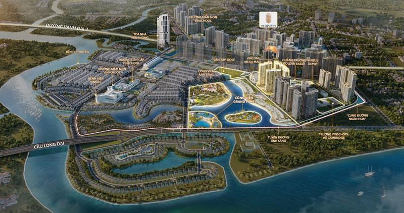 Phân khu Opus One được mệnh danh là trái tim của Vinhomes Grand Park 