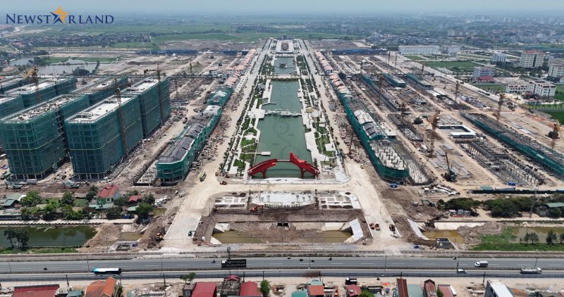 Tiến độ hạ tầng và tiện ích nội khu – Gần như hoàn thiện