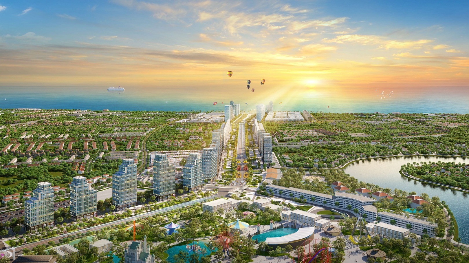 Sun Grand Boulevard là đại đô thị phức hợp quy mô lớn do Tập đoàn Sun Group phát triển