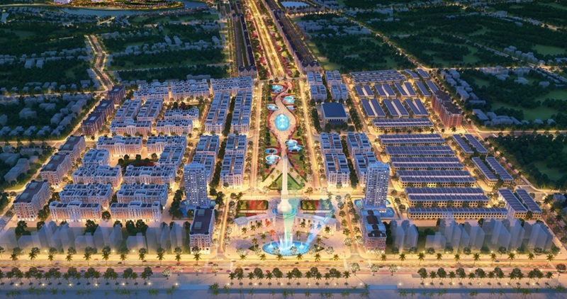 Quảng trường biển Sun Grand Boulevard rộng 2ha là trái tim sôi động của phố biển, nơi diễn ra lễ hội, âm nhạc và những khoảnh khắc giải trí bất tận.