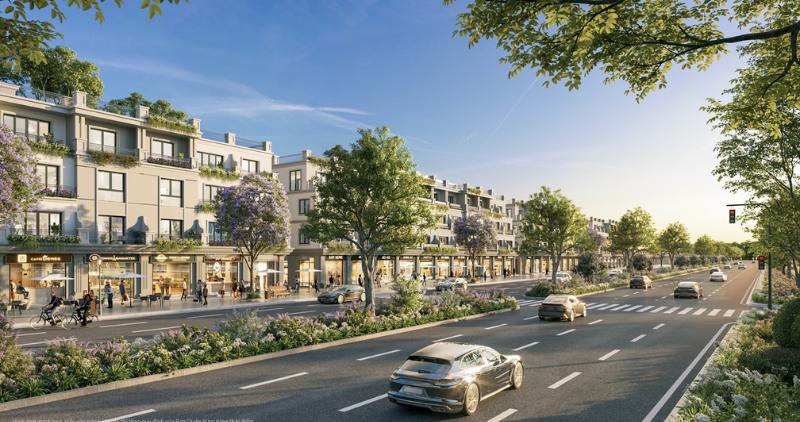 Shophouse phân khu Ánh Dương Vinhomes Đan Phượng