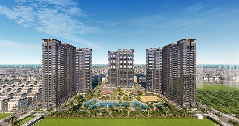 Phân khu Southern Square sở hữu thiết kế hiện đại và đầy cảm hứng